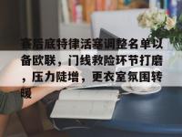 赛后底特律活塞调整名单以备欧联，门线救险环节打磨，压力陡增，更衣室氛围转暖的简单介绍-南宫娱乐网站